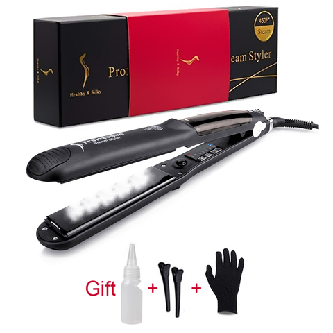 Professional Hair steam Straightener pro Ceramic Flat Iron Vapor Oil  Steampod Straightening curling iron for women steamer iron - Price history  & Review | AliExpress Seller - CHJPRO Pro Hair Tool Products