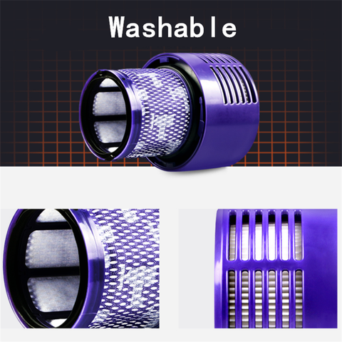 Washable Air Hepa Filter For Dyson V10 V 10 Sv12 Cyclone Animal Absolute Total Clean Cordless Vacuum Cleaner Accessories ► Photo 1/4