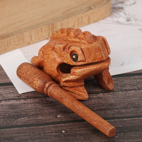 Animal Money Frog Clackers Kids Musical Instrument Percussion Toy Gift Children Toys Gift Wooden Lucky Frog Toy ► Photo 1/6