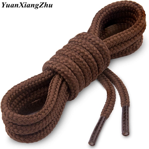 1Pair Round Boot Laces Durable Polyester Shoe laces Solid Classic Shoelaces for Boots Sneakers Shoelace 21 Color 70 90 120 150CM ► Photo 1/6