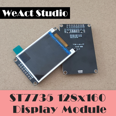 WeAct 1.8-inch TFT display IPS color screen ST7735 LCD display screen 5V 3.3V ► Photo 1/2