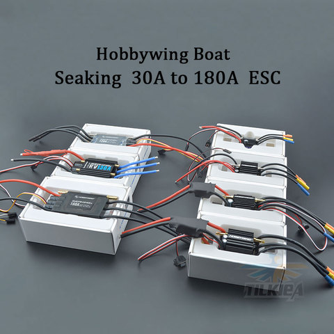 Rc Boat Seaking ESC 30A 60A 120A 130A 160A 180A Brushless ESC Speed Controller for RC Boat ► Photo 1/6