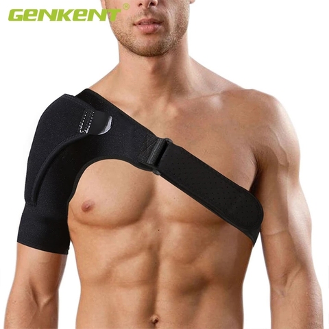 Adjustable Left/Right Shoulder Support Bandage Protector Brace Joint Pain Injury Shoulder Strap Tennis Sport Training Equipment ► Photo 1/6