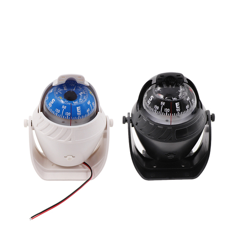 Sea Marine Compass With Led Lights Electronic Vehicle Car Compass Navigation  Military Boat Accessories ► Photo 1/6