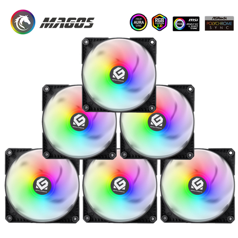 Phanteks 120 /140 SK PWM FAN D-RGB, Universal Computer Chassis Radiator Fans 120mm/140mm, M/B 5V ARGB SYNC, ► Photo 1/5