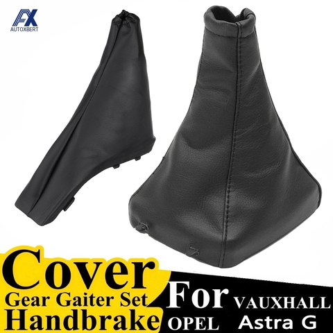 For Opel/Vauxhall Astra G 1998-2004 Handbrake Gear Shift Stick Boot Gaiter Gaitor Cover Pu Leather Coupe 2000-2004 ► Photo 1/6