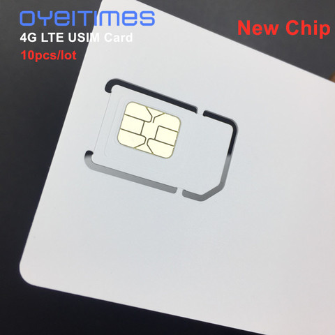 OYEITIMES SIM USIM Card 4G LTE WCDMA GSM Blank Mini Nano micro writable programable SIM Card for Operator Milenage algorithm ► Photo 1/4