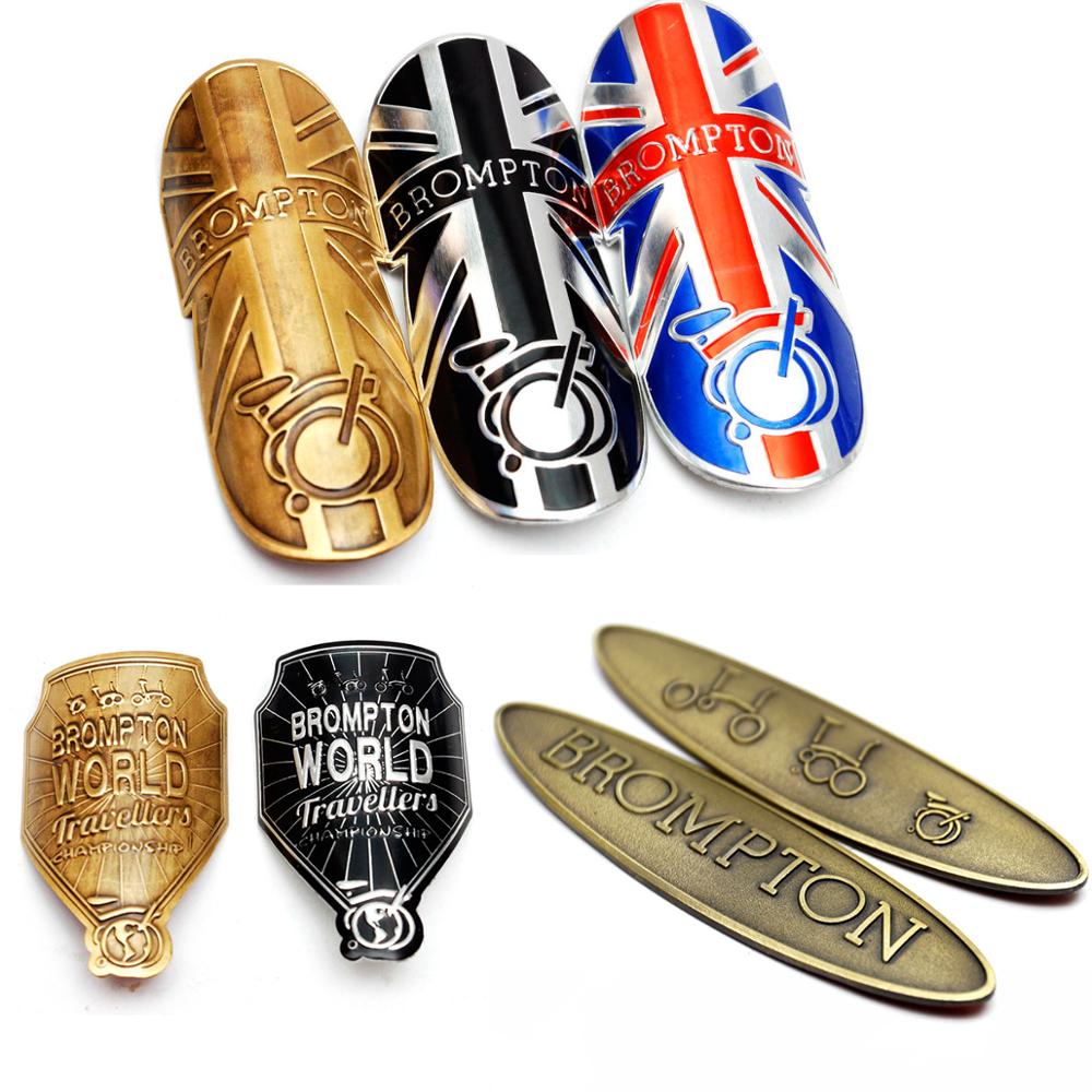 Decal Brompton Handmade Styles Bike Metal Nameplate Sticker For