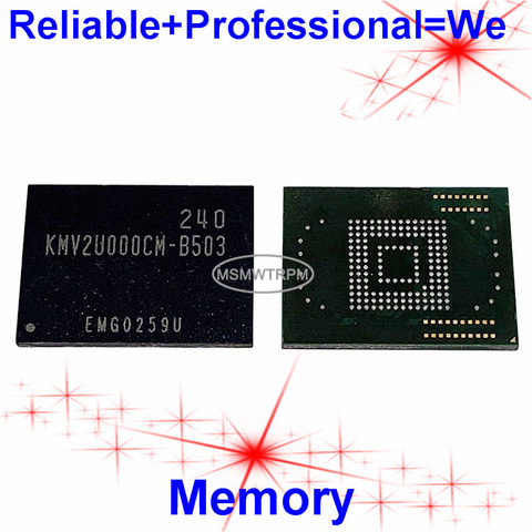 KMV2U000CM-B503 BGA169Ball EMMC 32GB Mobilephone Memory New original and Second-hand Soldered Balls Tested OK ► Photo 1/6