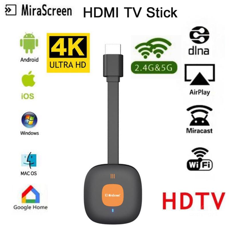 Android 7.1 4K Wifi HDMI TV Dongle Stick Media Display Receiver Airplay Miracast