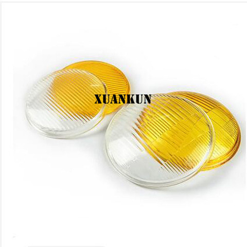 CG125 GN125 Motorcycle Retro Retro Headlight Glass Metal Headlight Special Yellow White ► Photo 1/4