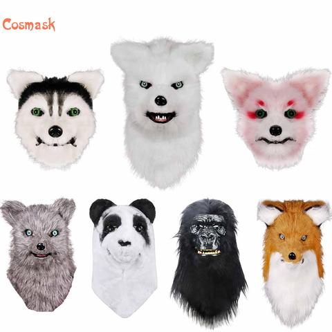Masquerade Accessories, Furry Mask Open Mouth, Furry Costumes Masks
