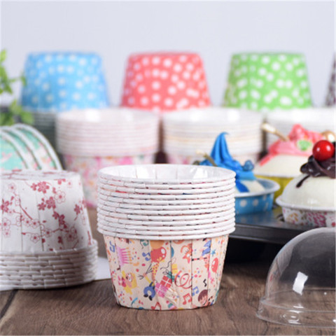 50Pcs Cartoon Cupcake Liner Baking Cup For Wedding Baby Shower Party Muffin Cupcake Paper Cups Case Tray Caissette Muffin Papier ► Photo 1/5