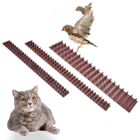 2 Pcs Repellent Practical Deterrent Anti-theft Fencing Garden Fence Wall Spikes Cat Anti Bird Thorn Intruder Protection Security ► Photo 1/6