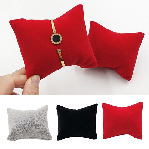 Velvet Jewelry Display Pillow 8x7cm Mini Cushion Holder For Precious Watches ► Photo 1/6