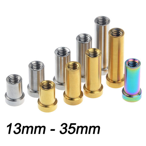 Xingxi Titanium Ti GR5 13mm 15mm 17mm 22mm 23mm 25mm 33mm 35mm Recessed Bike Bicycle Brake Bolts Clamp Nut for MTB/Road Bike ► Photo 1/6