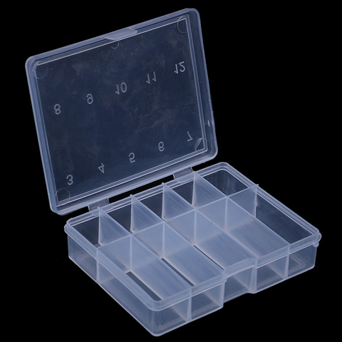 10 Grid Transparent fishhook box Fishing bait storage box Fishing Accessories Tool Case Fishing Lure Bait Tackle Boxes ► Photo 1/6