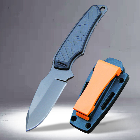 PEGASI Fishing diving knife hunting knife camping tool tactical knife complete or serrated fixed blade knife + scabbard! ► Photo 1/5