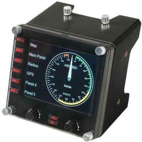 Logitech Saitek Pro Flight Instrument Panel Special Multi-dashboard LCD Panel Flight Simulator Controller ► Photo 1/6