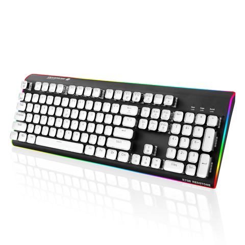 HEXGEARS GK735Pro Mechanical Keyboard Kailh BOX Switch Gaming Keyboard 104 Key-cap Electroplating Keycaps Full RGB for PC,Mac ► Photo 1/6