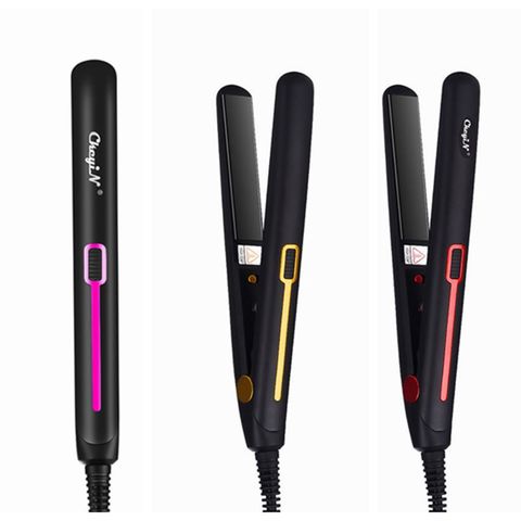 Professional 2 in 1 Mini Hair Straightener Curler Ceramic Plate Flat Iron Corrugated Iron Portable Fashion Hair Styling Tools 53 ► Photo 1/6