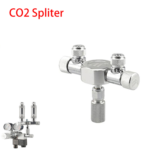 WYIN Stainless Steel Aquarium Multi Way CO2 Distributor Splitter Needle Valve, Check Valve Bubble Counter for Solenoid Regulat ► Photo 1/6