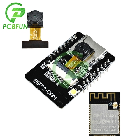 ESP32-CAM WiFi ESP32 Serial to WiFi ESP32-S Development Board 5V Bluetooth OV2640 2MP Camera Module Nodemcu for Arduino IDE IPX ► Photo 1/6