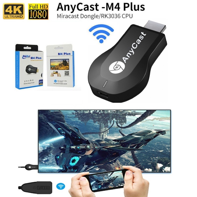 Positiv liberal knude 1pcs Anycast m4plus Chromecast 2 mirroring multiple TV stick Adapter Mini  Android Chrome Cast HDMI WiFi Dongle 1080P Newest - Price history & Review  | AliExpress Seller - Yashang Store | Alitools.io