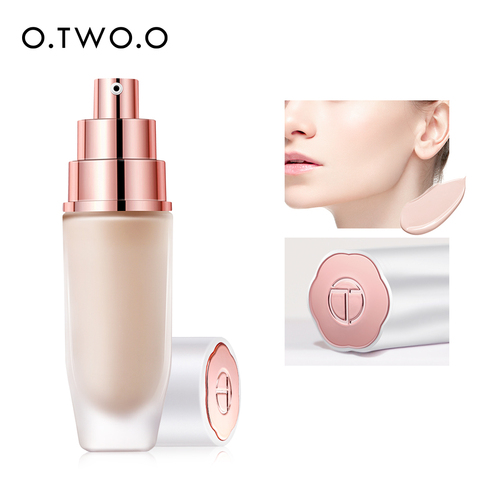 O.TWO.O Liquid Foundation Makeup Base Oil-Control Concealer Waterproof Long Lasting  Natural Makeup BB Cream Cosmetics ► Photo 1/6