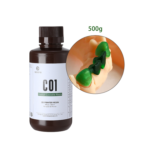 Resione C01 500g Dental Castable Resin for Elegoo Anycubic Resin 3d Printer LCD DLP SLA 3d Resin Liquid Photopolymer resin ► Photo 1/6