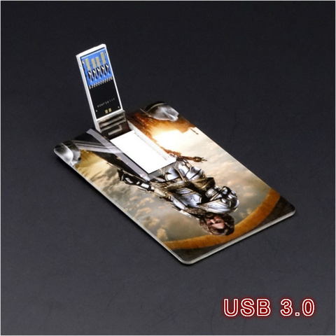 custom OEM Logo Promotion Super Thin Credit Card USB3.0 4g 8g Hight quality Speed Flash USB Drive Business Card for Best Gifts ► Photo 1/6