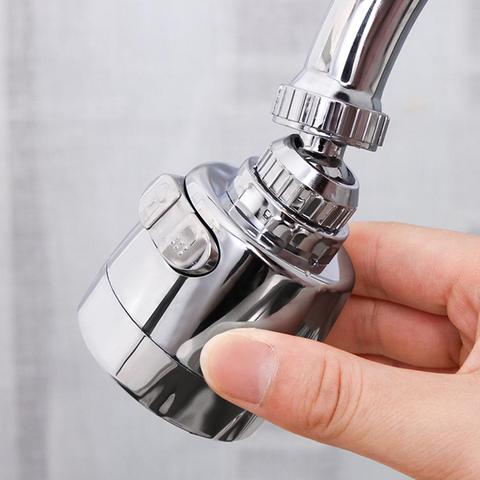 360 rotate swivel faucet nozzle Stainless Steel Splash Proof kitchen Universal Tap Shower Water Rotatable Filter Sprayer Nozzle ► Photo 1/6