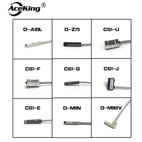 ACEKING  magnetic switch cs1-j /F/U/G/E cylinder sensor d-z73 /M9B/A93/M9N solenoid valve close to switch load current 100mA ► Photo 1/6