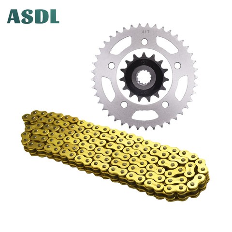 520-15T 520-41T Motorcycle Drive Chain and Front Rear Sprocket Kit for Honda NC700 NC 700 S X 2012 2013 2014 2015 NC700S NC700X ► Photo 1/5