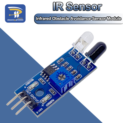 IR Infrared Obstacle Avoidance Sensor Module Smart Car Robot 3-wire Reflective Photoelectric New ► Photo 1/6