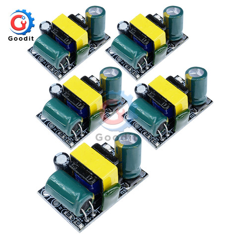 5pcs AC 220V To 5V DC Step Down Transformer Power Supply Module For Arduino AC-DC 5V 700mA 3.5W Precision Buck Converter ► Photo 1/1