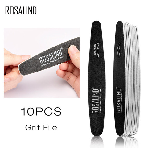 ROSALIND Nail Files For Manicure Nail Buffer Pulisher Tools Semi Permanent Nail Sponge Buffering Sanding Block Gel Art ► Photo 1/6