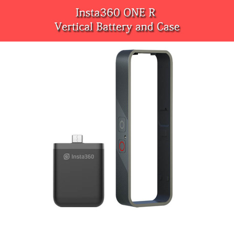 Original Insta360 ONE R Vertical Battery Base with Vertical Bumper Case for Insta360 One R 360 Mod ► Photo 1/6