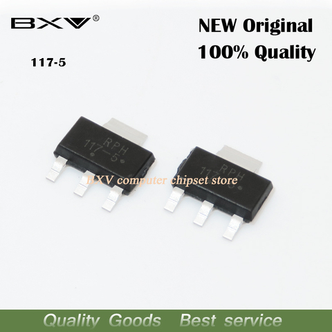 10pcs/lot NCP1117ST50T3G regulated 5V NCP1117 new original SOT-223 ► Photo 1/1