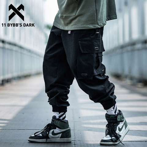 11 BYBB'S DARK Big Pockets Men Cargo Harem Pants 2022 Harajuku