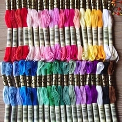 100% cotton DMC/CXC 10 pieces  cross stitch threads   / cross stitch embroidery thread Customer choose styles threads  colors 10 ► Photo 1/6