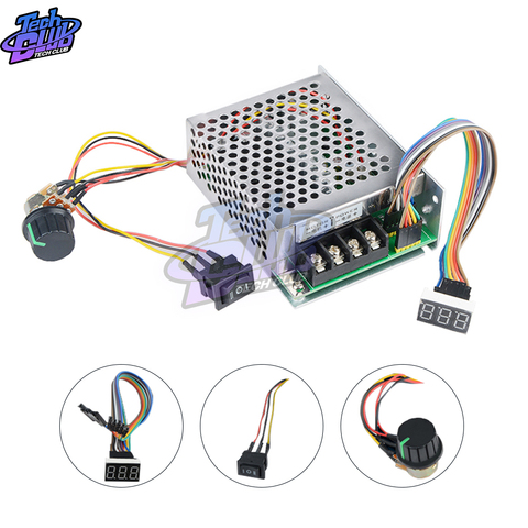 Digital Display 0~100% adjustable 10-55V 60A DC Motor Speed Controller PWM 12V 24V 48V 2000W MAX 100A Reversible Potentiometer ► Photo 1/6