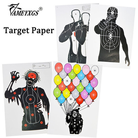 10/20pcs Archery Arrow Target Paper Arrow Field Point Shooting Practice Zombie Clown Target Paper For Bow Hunting Accessories ► Photo 1/6