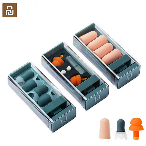 Xiaomi Jordan Judy Earplugs for Sleep Noise Cancelling Sleeping Earplugs Washable Reusable Rebound Ear Plugs Noise Filter ► Photo 1/6