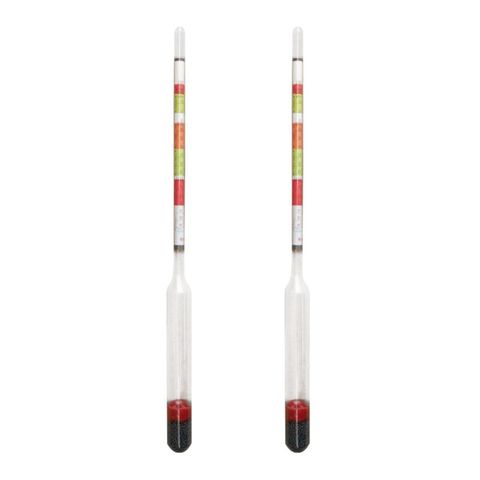 2pcs Triple Scale Hydrometer Self Brewed Wine Sugar Meter for Home Making Beer ► Photo 1/6