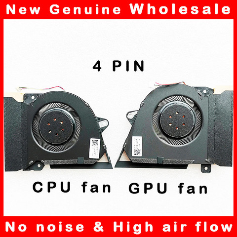 Laptop cpu gpu cooling fan cooler radiator for ASUS ROG Zephyrus G14 GA401 GA401I GA401IV GA401IU ► Photo 1/1