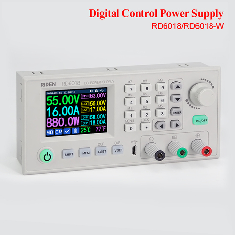 RD6018 RD6018W USB WiFi Digital Control Power Supply DC to DC Voltage Step Down Module Buck Converter Voltmeter 60V 18A ► Photo 1/6
