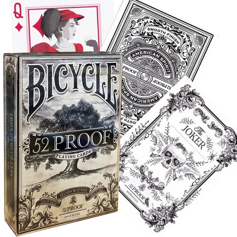 Bicycle 52 Proof Playing Cards Ellusionist Whiskey Deck USPCC Collectible Poker Magic Card Games Magic Tricks Props ► Photo 1/6