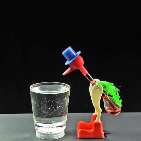 Creative Non-Stop Liquid Drinking Glass Lucky Bird Duck Bobbing Magic Prank Toy Decoration Gift ► Photo 1/6