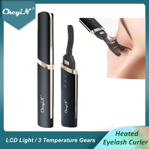 Electric Heated Eyelash Curler USB Rechargeable Eyelash Curler Lroning Heated  Natural Eyelash Curler Long Lasting Dropshipping ► Photo 1/6